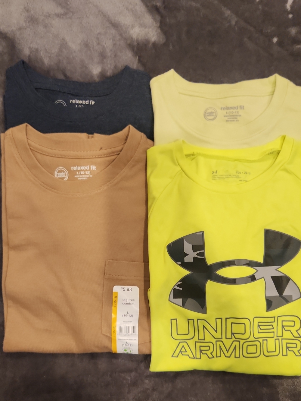 Boys T Shirts Bundle 4 Large 10/12